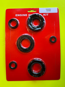 Yamaha SC500 1973 1974 Engine Oil Seal Kit Set Rebuild Crank Sprocket Clutch Shift